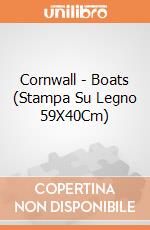 Cornwall - Boats (Stampa Su Legno 59X40Cm) gioco di Pyramid