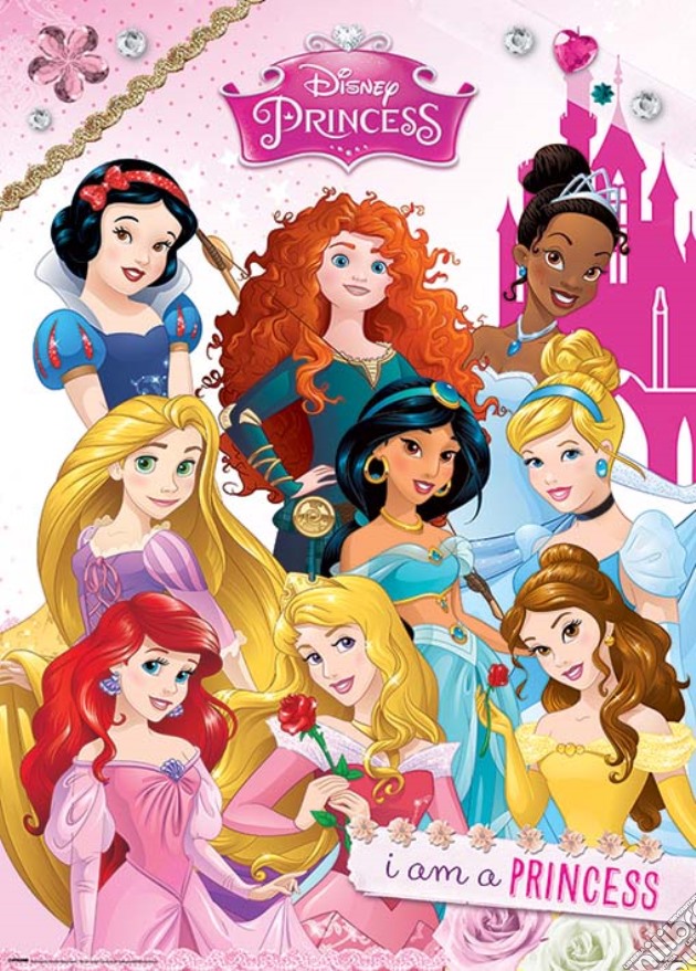 Disney Princess - I Am A Princess (Poster Metallico 70X50 Cm) gioco di Pyramid