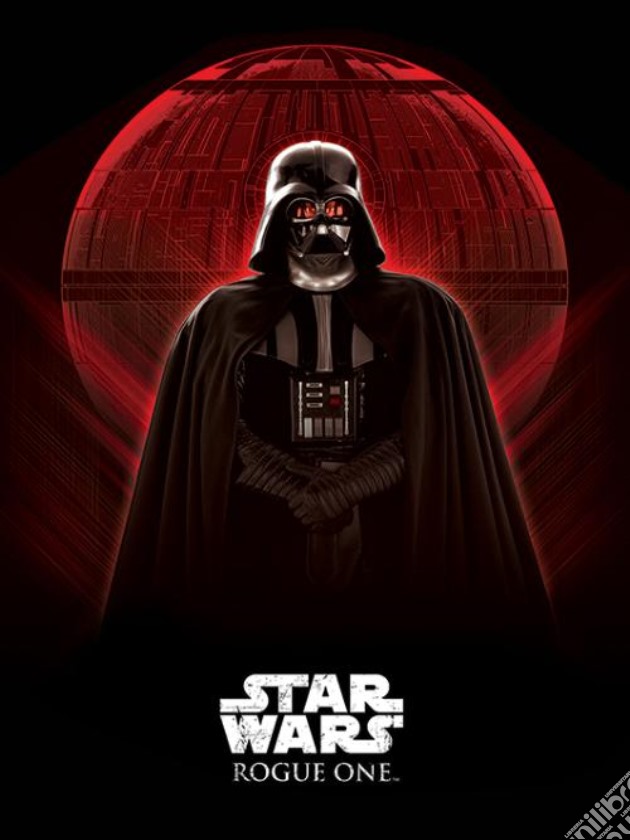 Star Wars Rogue One (Darth Vader & Death Star) 60X80 (Stampa Su Tela) gioco