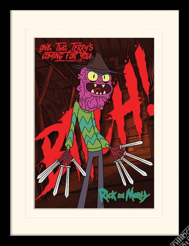 Rick And Morty: Pyramid - Scary Terry (Stampa In Cornice 30X40 Cm) gioco