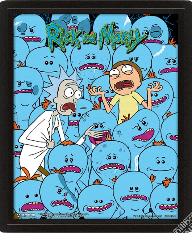 Rick And Morty (Mr. Meeseeks) (Poster Lenticolare 3D) gioco