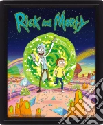 Rick And Morty: Pyramid - Portal - Framed 25X20 Cm (3D Lenticular Print / Stampa) giochi