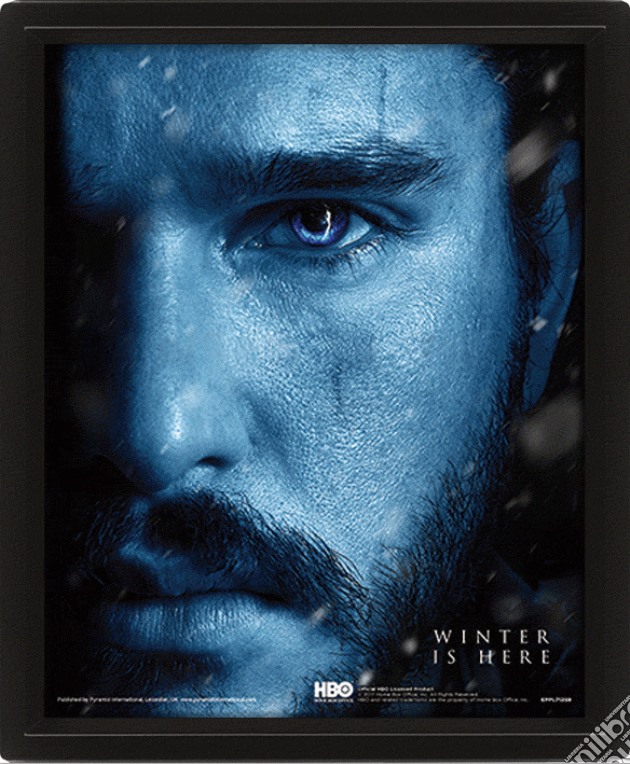 Game Of Thrones: Pyramid - Jon Snow Vs Knight King (3D Lenticular Print 25x20 Cm) gioco