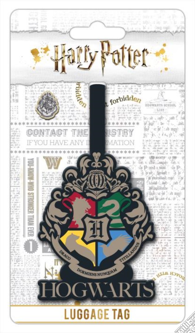 Harry Potter (Hogwarts Crest) Luggage Tag gioco di Pyramid