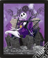Disney: Pyramid - The Nightmare Before Christmas - Graveyard - Framed 25X20 Cm (3D Lenticular Print / Stampa) giochi