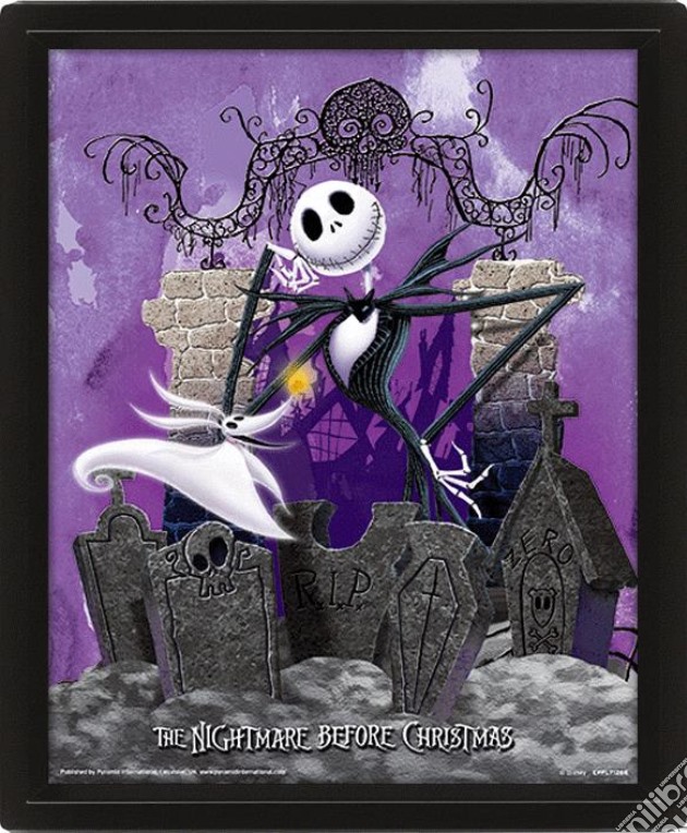 Nightmare Before Christmas (Graveyard) Loose 3D (Poster Lenticolare 3D) gioco