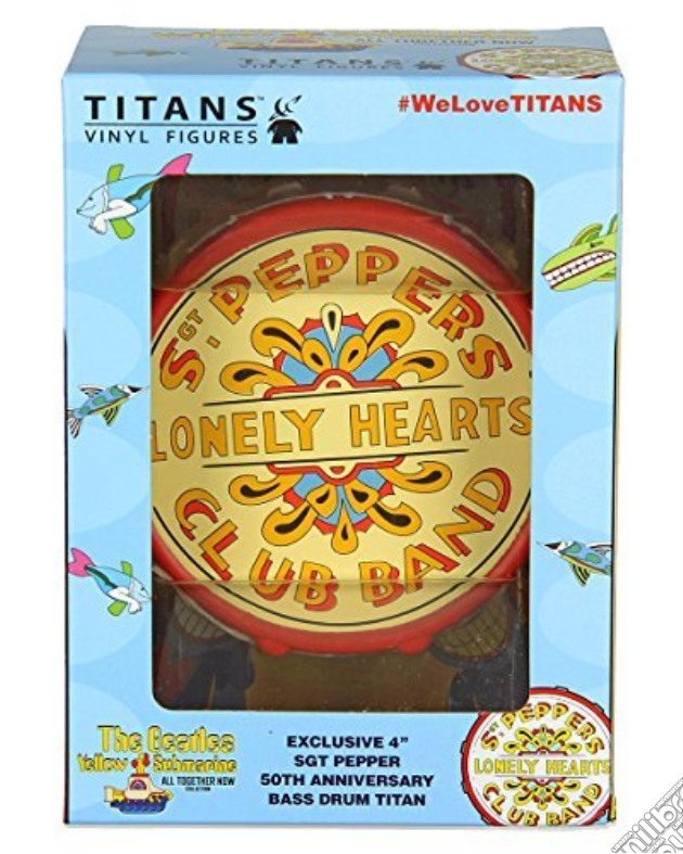 The Beatles Titans: Sgt Peppers Disguise Drum 4.5 Inch Figure gioco di Titan Merchandise