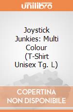 Joystick Junkies: Multi Colour (T-Shirt Unisex Tg. L) gioco di Loud Distribution