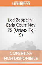 Led Zeppelin - Earls Court May 75 (Unisex Tg. S) gioco di CID