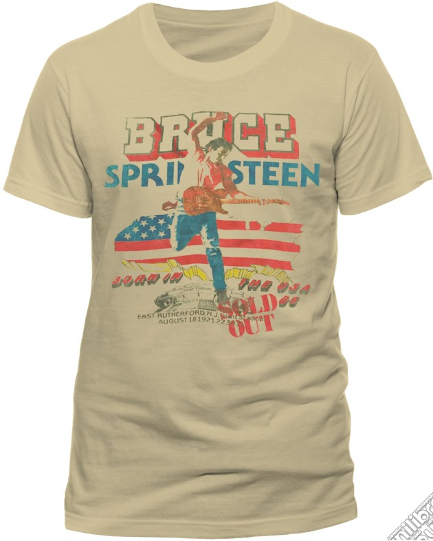 Bruce Springsteen - Tour (T-Shirt Uomo L) gioco di CID