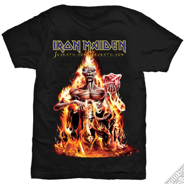 Iron Maiden: Seventh Son (T-Shirt Unisex Tg. M) gioco di Rock Off