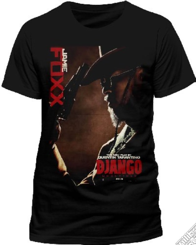 Django Unchained - Jamie Foxx (T-Shirt Uomo S) gioco di CID