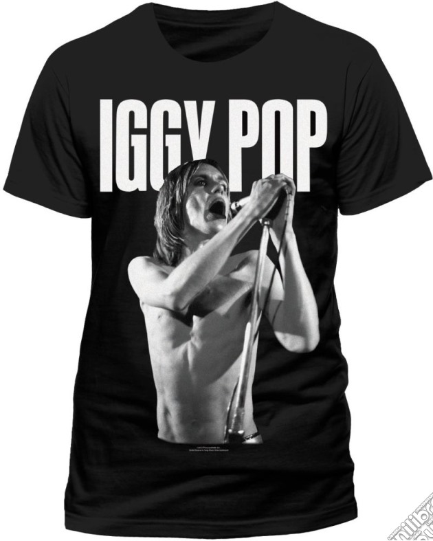 Iggy Pop - Mic Stance (T-Shirt Uomo S) gioco di CID