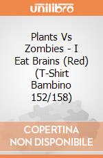 Plants Vs Zombies - I Eat Brains (Red) (T-Shirt Bambino 152/158) gioco di Bioworld