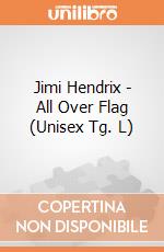 Jimi Hendrix - All Over Flag (Unisex Tg. L) gioco di CID
