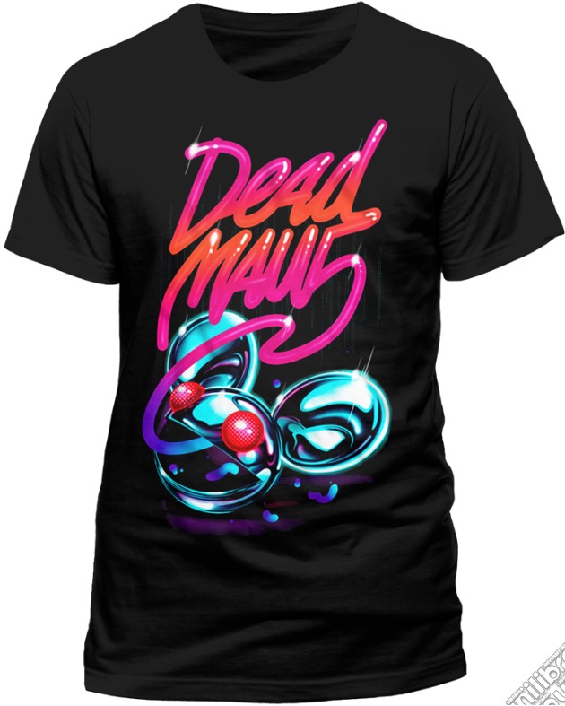 Deadmaus - Neon Logo (T-Shirt Uomo XL) gioco di CID