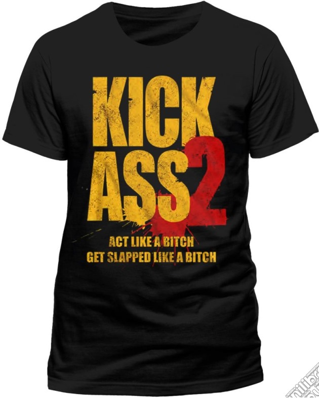 Kick-Ass 2 - Logo Mens Black (T-Shirt Uomo S) gioco di CID
