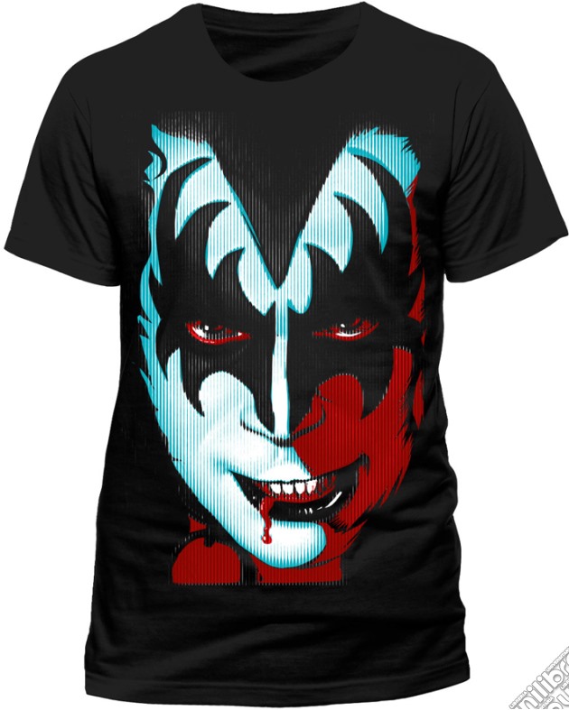 Kiss - Comic Gene Face (T-Shirt Uomo S) gioco di CID