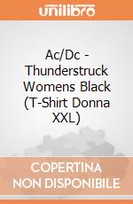 Ac/Dc - Thunderstruck Womens Black (T-Shirt Donna XXL) gioco di CID