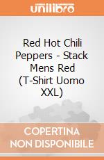 Red Hot Chili Peppers - Stack Mens Red (T-Shirt Uomo XXL) gioco di CID