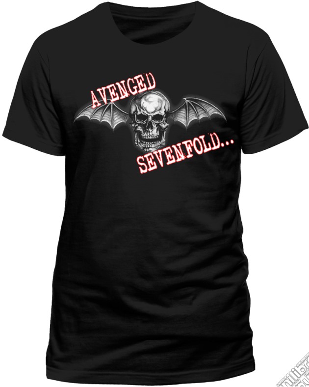 Avenged Sevenfold - Bat Skull Glow (T-Shirt Uomo S) gioco di CID