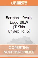Batman - Retro Logo B&W (T-Shirt Unisex Tg. S) gioco