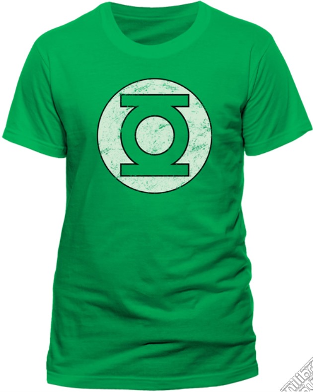 Green Lantern - Distressed Logo (T-Shirt Uomo L) gioco di CID