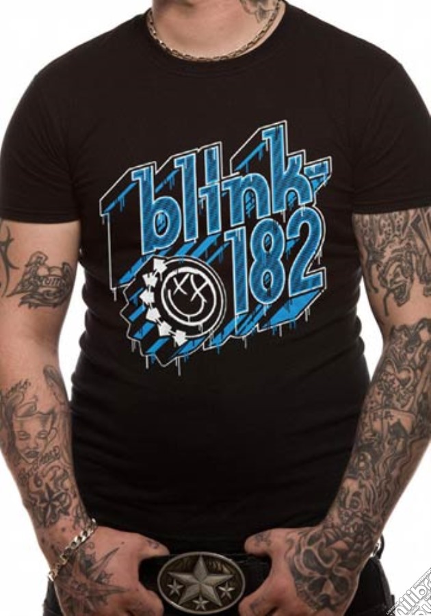 Blink 182 - Text (T-Shirt Unisex Tg. L) gioco di CID