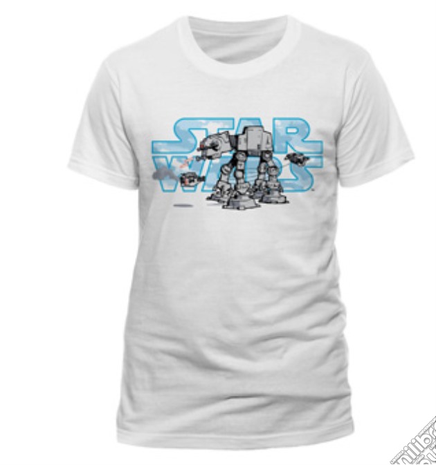 Star Wars - Logo Steel Walker (T-Shirt Uomo M) gioco di CID