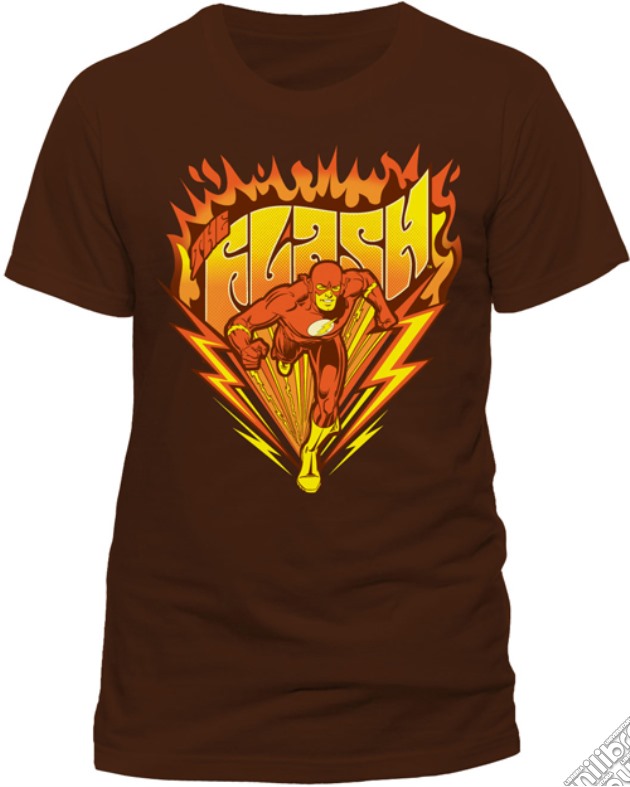 Flash - Flames (T-Shirt Uomo XXL) gioco di CID