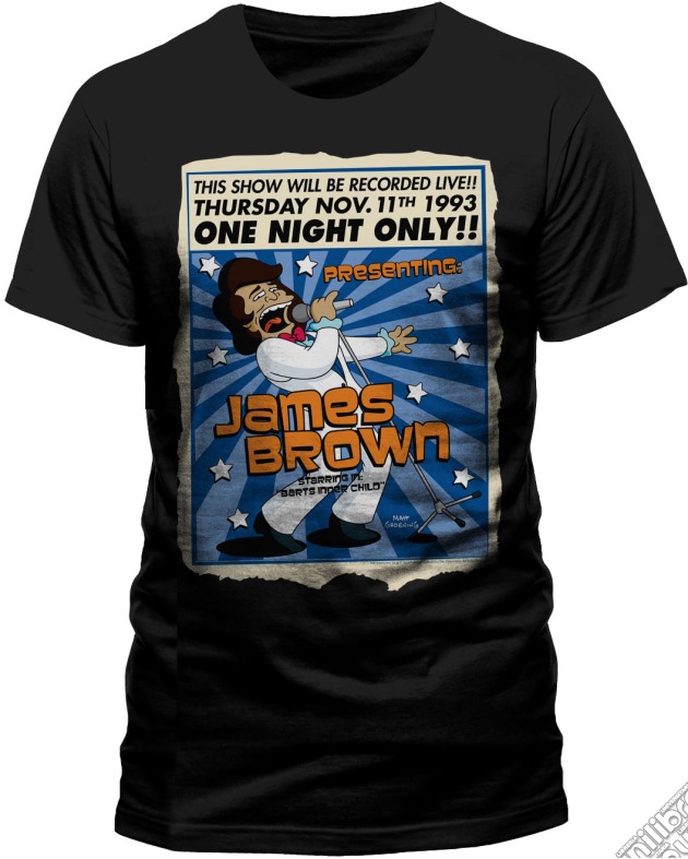 Simpsons - James Brown One Night Only (Unisex Tg. M) gioco di CID