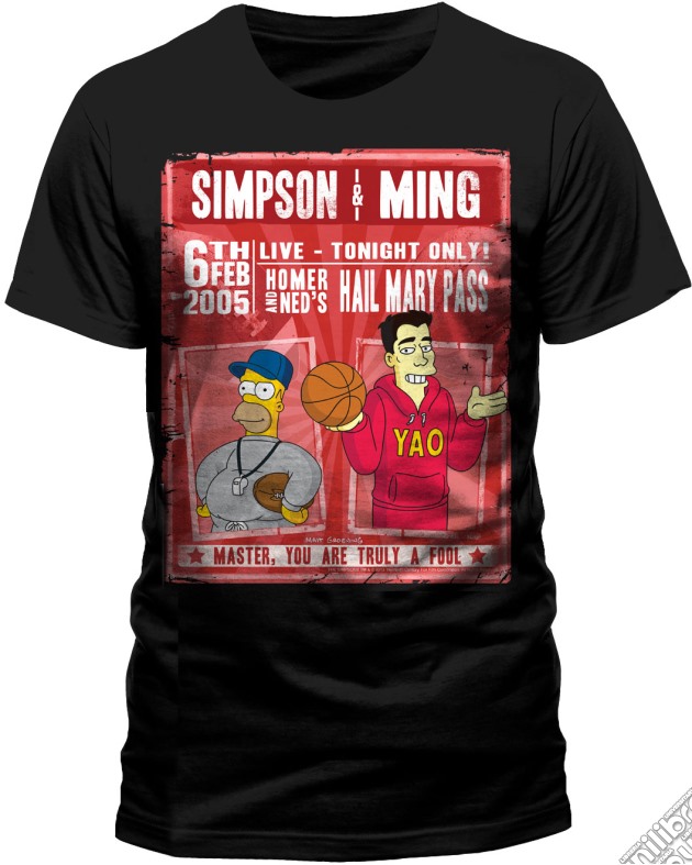 Simpsons - Simpson And Ming Truly A Fool (Unisex Tg. XL) gioco di CID