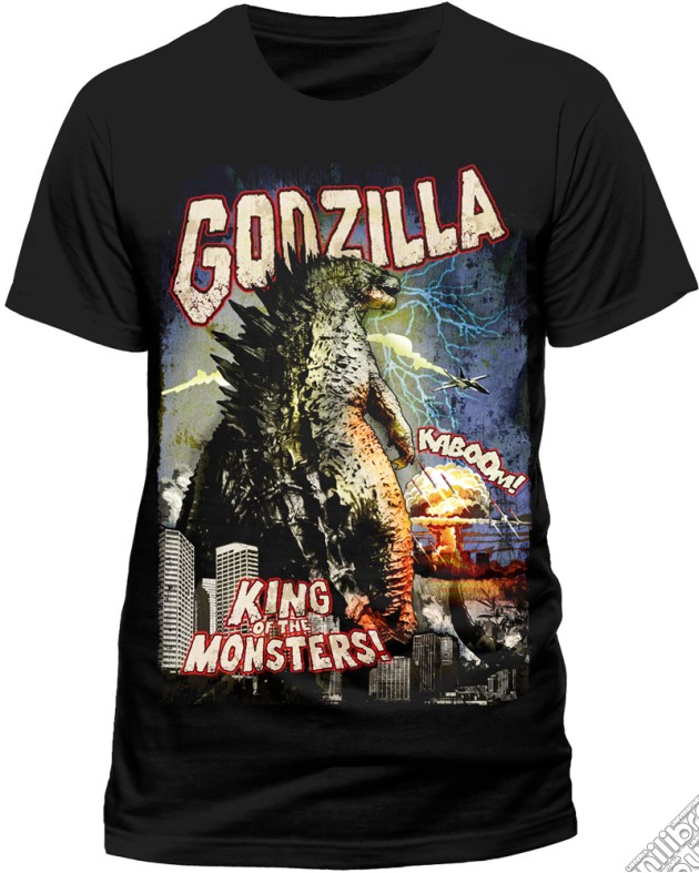 Godzilla - Retro Poster (T-Shirt Uomo S) gioco di CID