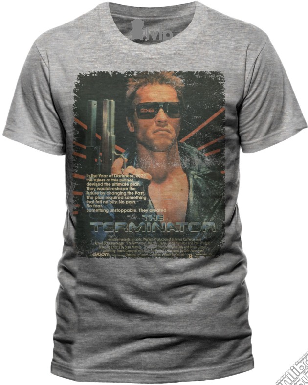 Terminator - Vintage Poster (T-Shirt Uomo S) gioco di CID