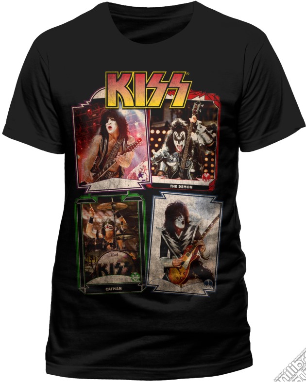 Kiss - Four Photos (T-Shirt Uomo S) gioco di CID