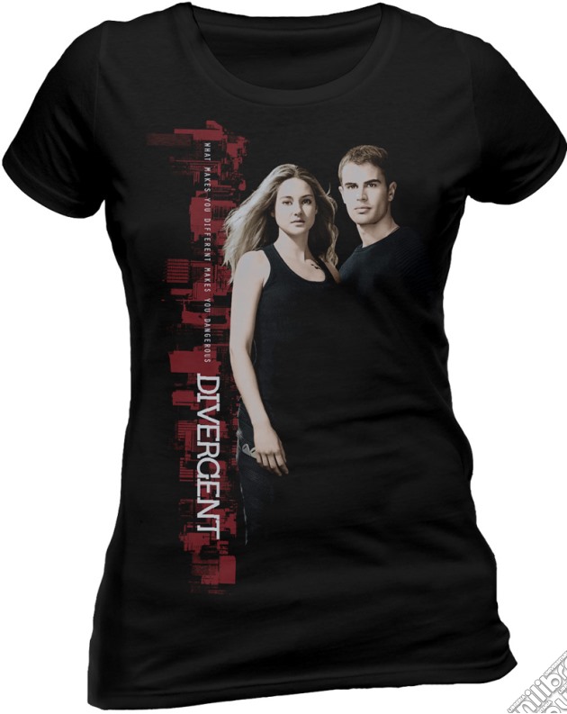 Divergent - Tris And Four (T-Shirt Donna L) gioco di CID