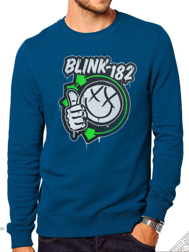 Blink 182 - Spelled Out (Felpa Unisex Tg. 2Xl) gioco