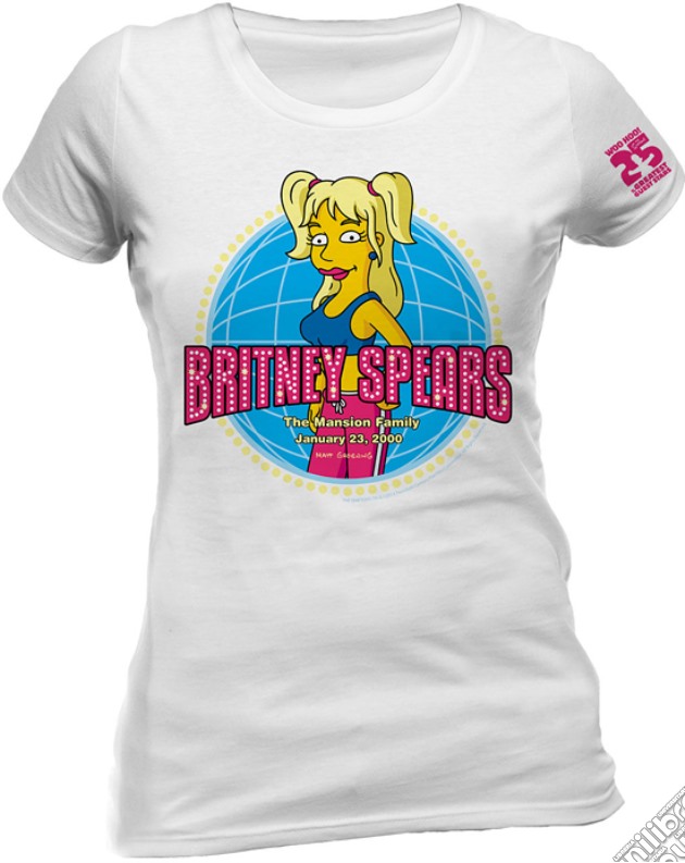 Simpsons - Britney Spears (T-Shirt Donna L) gioco di CID