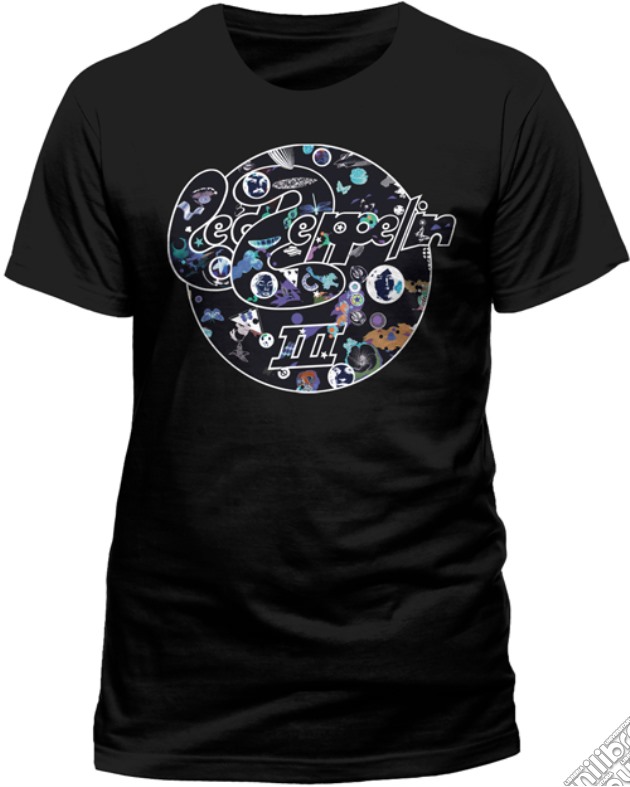 Led Zeppelin - Album Art In Circle (T-Shirt Uomo S) gioco di CID