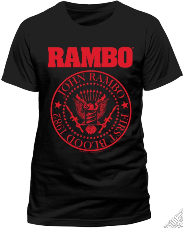 Rambo - Crest (T-Shirt Uomo M) gioco di CID