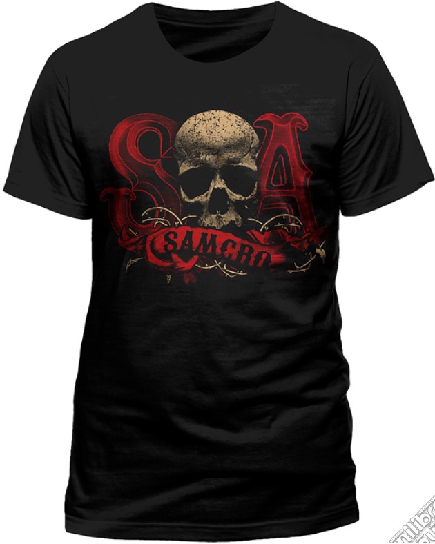 Sons Of Anarchy - Skull Banner (T-Shirt Uomo L) gioco di CID
