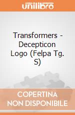Transformers - Decepticon Logo (Felpa Tg. S) gioco di CID