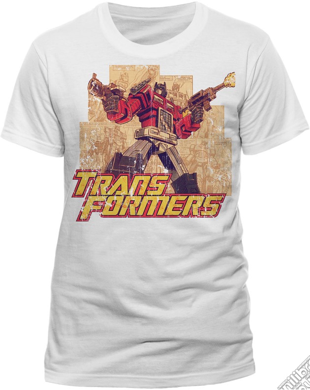 Transformers - Optimus Collage (T-Shirt Uomo S) gioco di CID