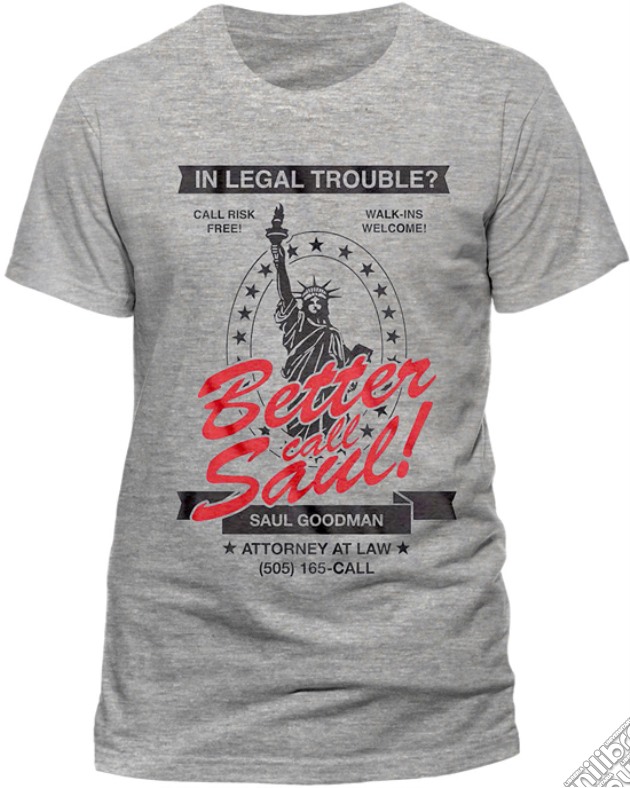 Breaking Bad - In Legal Trouble Better Call Saul (T-Shirt Uomo M) gioco di CID