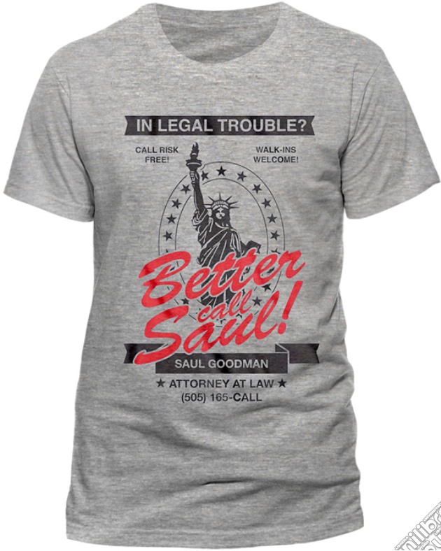 Breaking Bad - In Legal Trouble Better Call Saul (T-Shirt Uomo L) gioco di CID