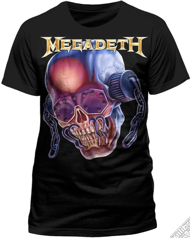 Megadeth - Chain Headphones (T-Shirt Uomo L) gioco di CID