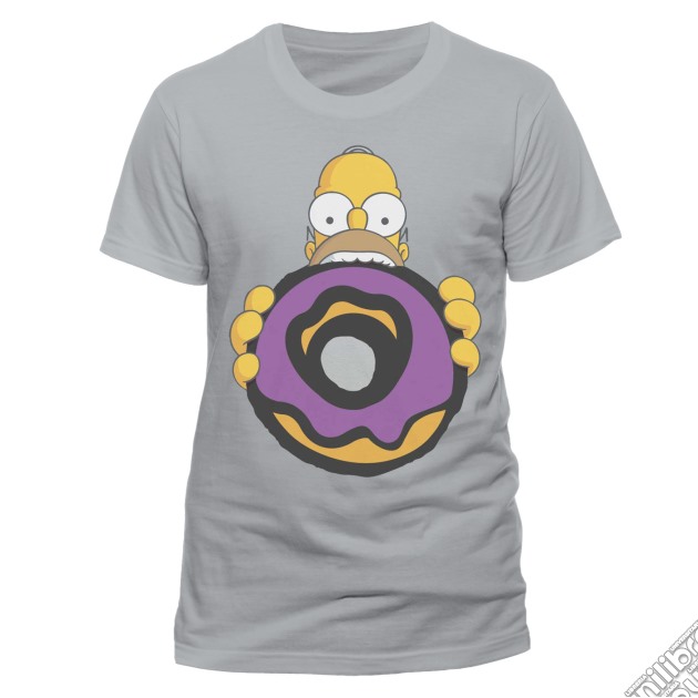 Simpsons - Homer Donut (T-Shirt Uomo S) gioco di CID