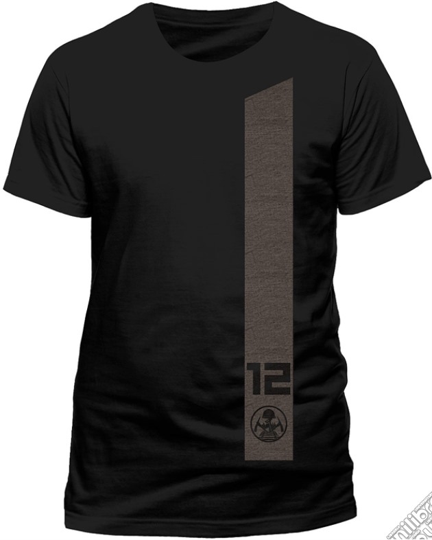 Hunger Games - Mockingjay Part One - District 12 Seal Black (T-Shirt Uomo S) gioco di CID