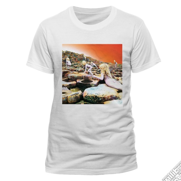 Led Zeppelin - Houses Of The Holy Album White (T-Shirt Uomo M) gioco di CID