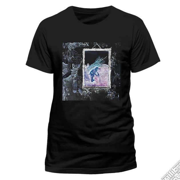 Led Zeppelin - Iv Album Black (T-Shirt Uomo M) gioco di CID